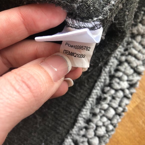 Boxercraft Gray Sherpa Pullover Quarter Zip Size Large - Picture 6 of 10